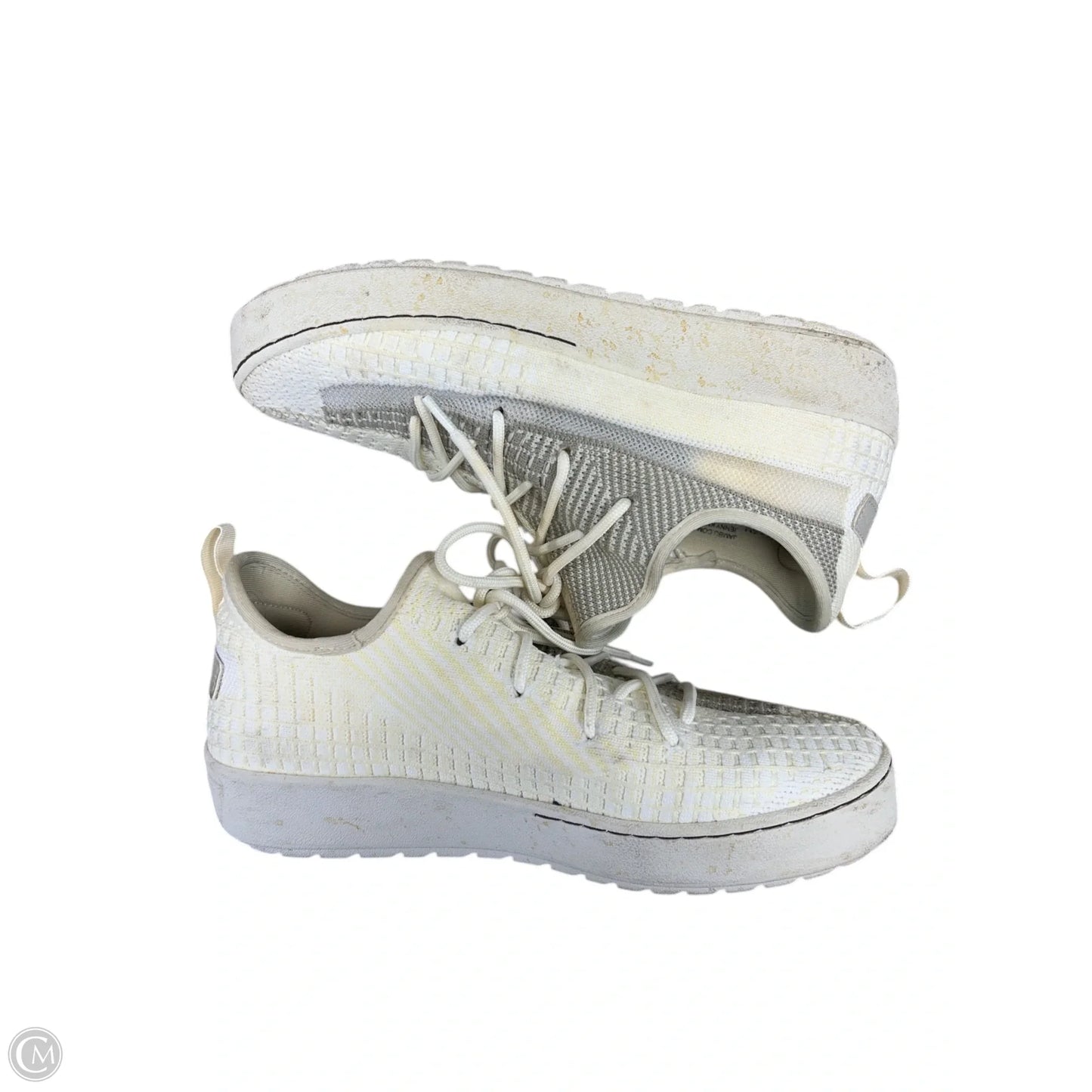 Shoes Sneakers By Jambu In Grey & Yellow, Size: 7.5