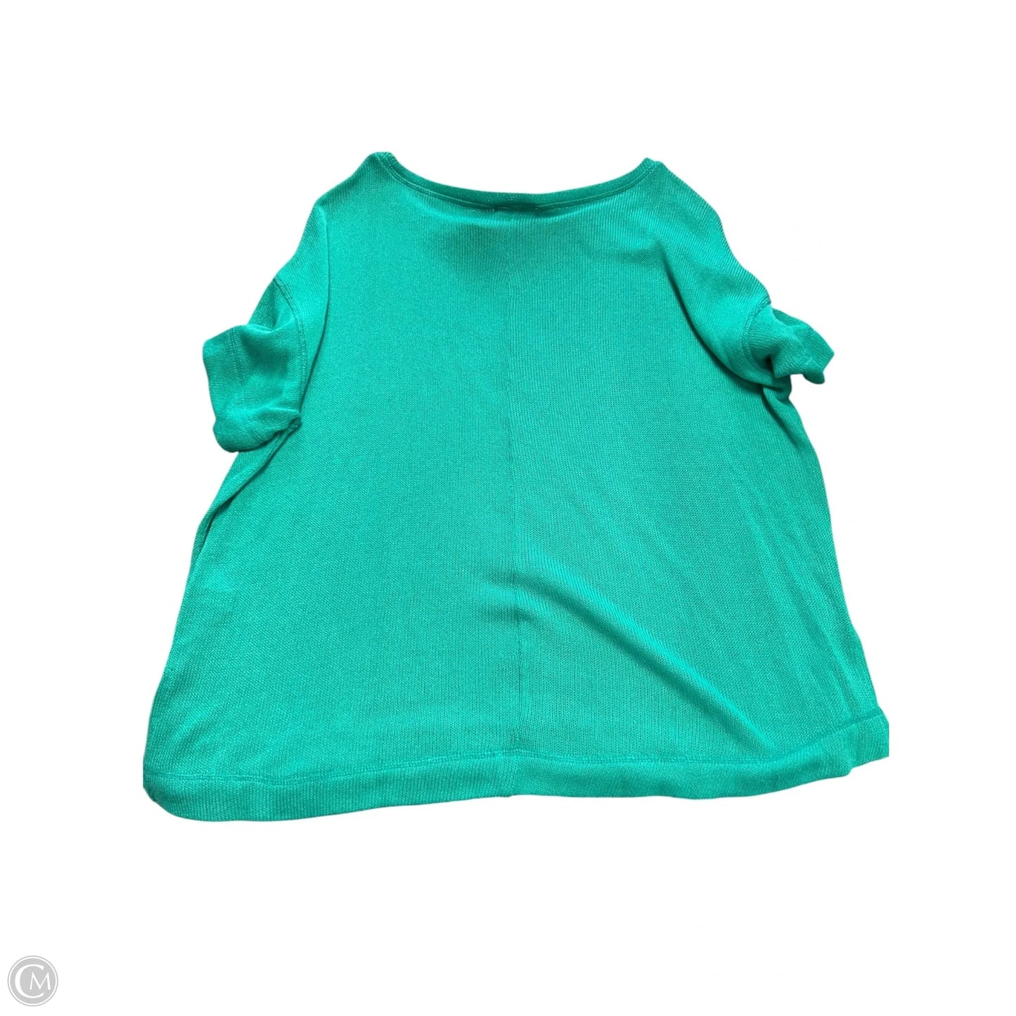 Top Short Sleeve By She + Sky In Green, Size: L