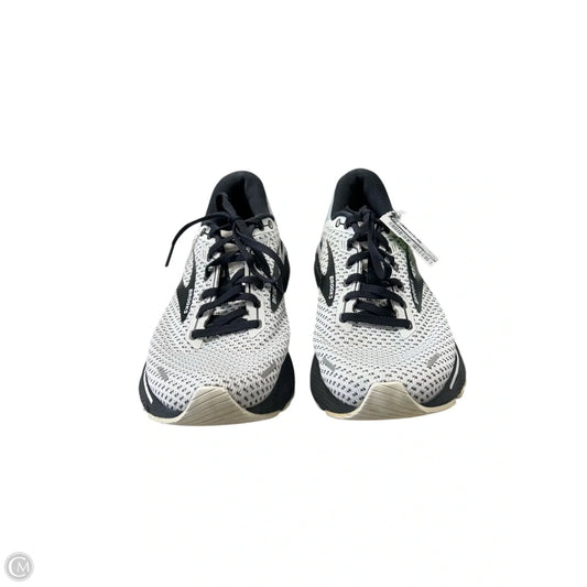 Shoes Athletic By Brooks In Black & White, Size: 10