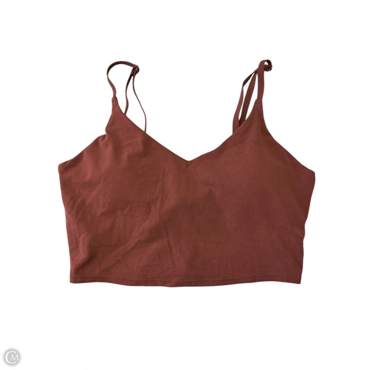 Athletic Tank Top By Athleta In Brown, Size: M