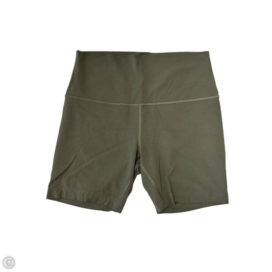Athletic Shorts By Lululemon In Green, Size: 8