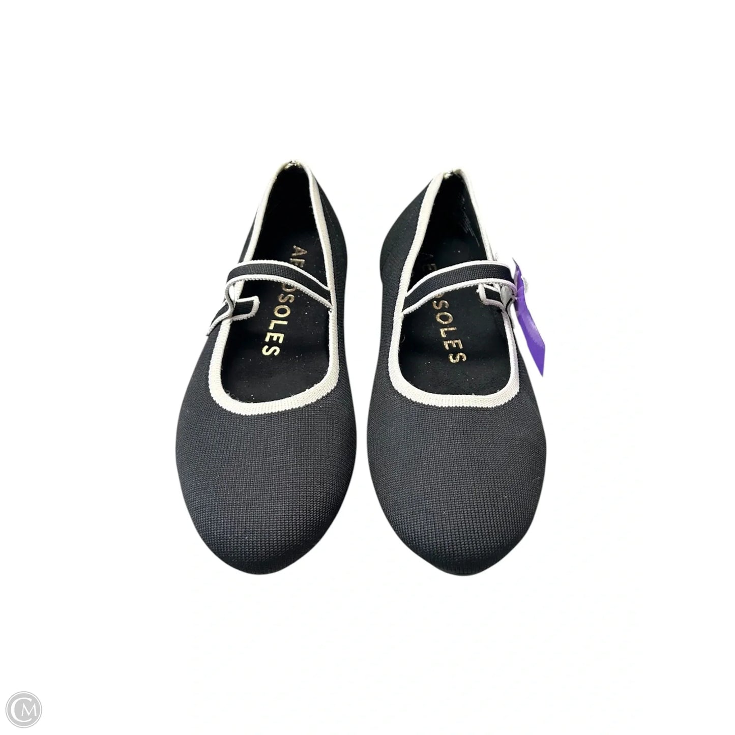 Shoes Flats By Aerosoles In Black & White, Size: 8.5
