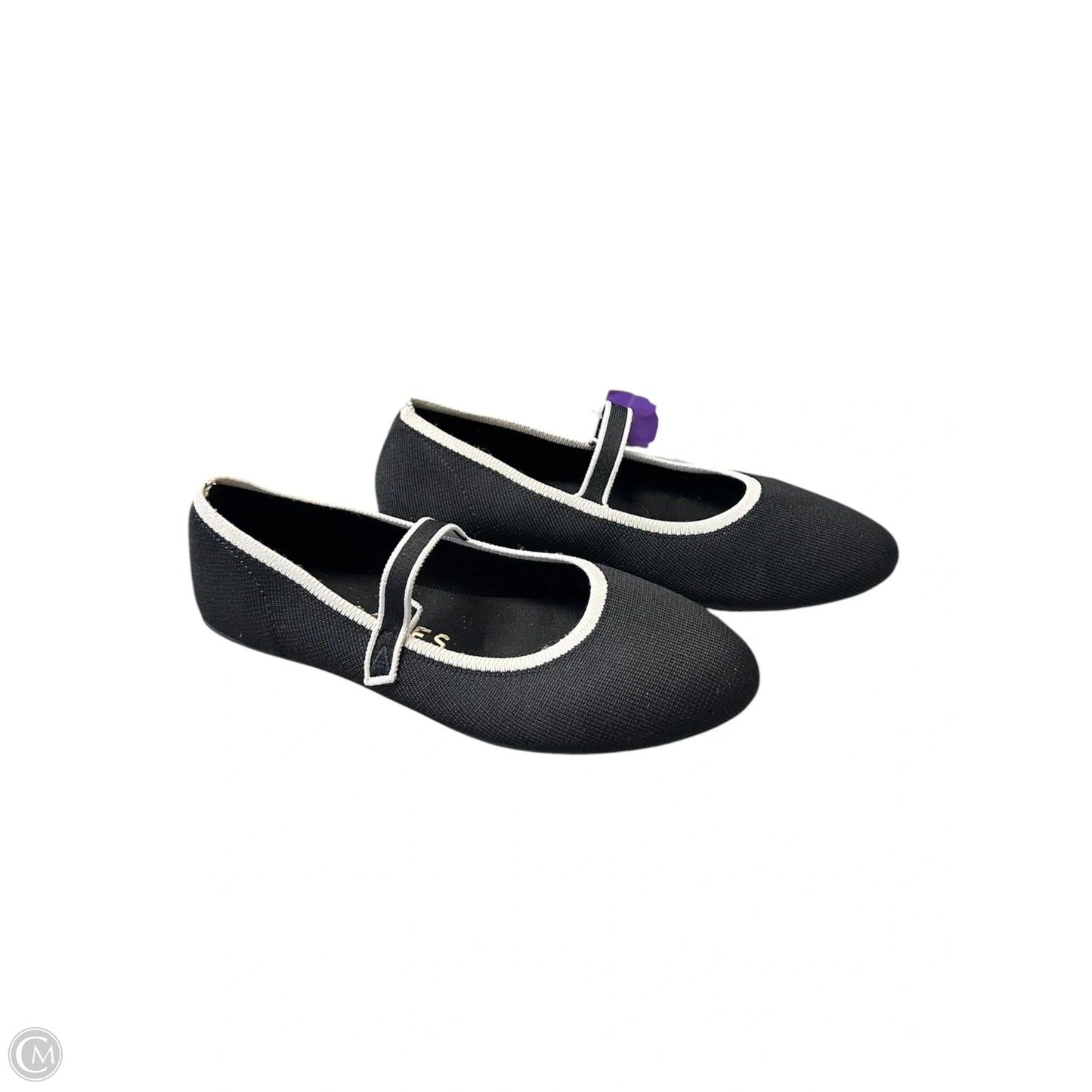 Shoes Flats By Aerosoles In Black & White, Size: 8.5