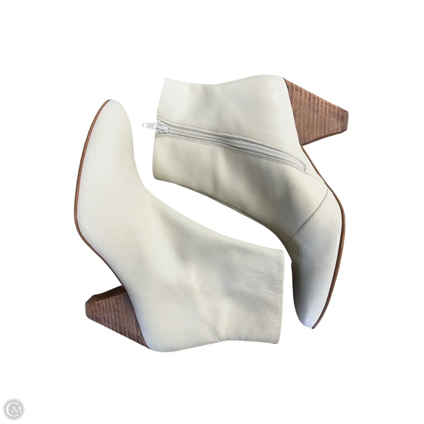 Boots Ankle Heels By Free People In Cream, Size: 7.5