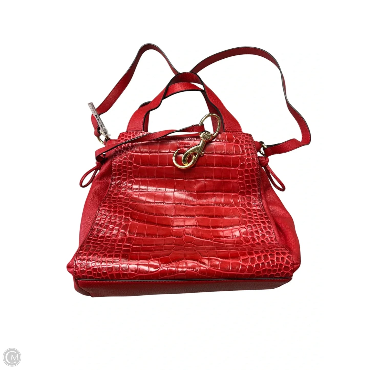 Handbag Leather By Vince Camuto, Size: Medium