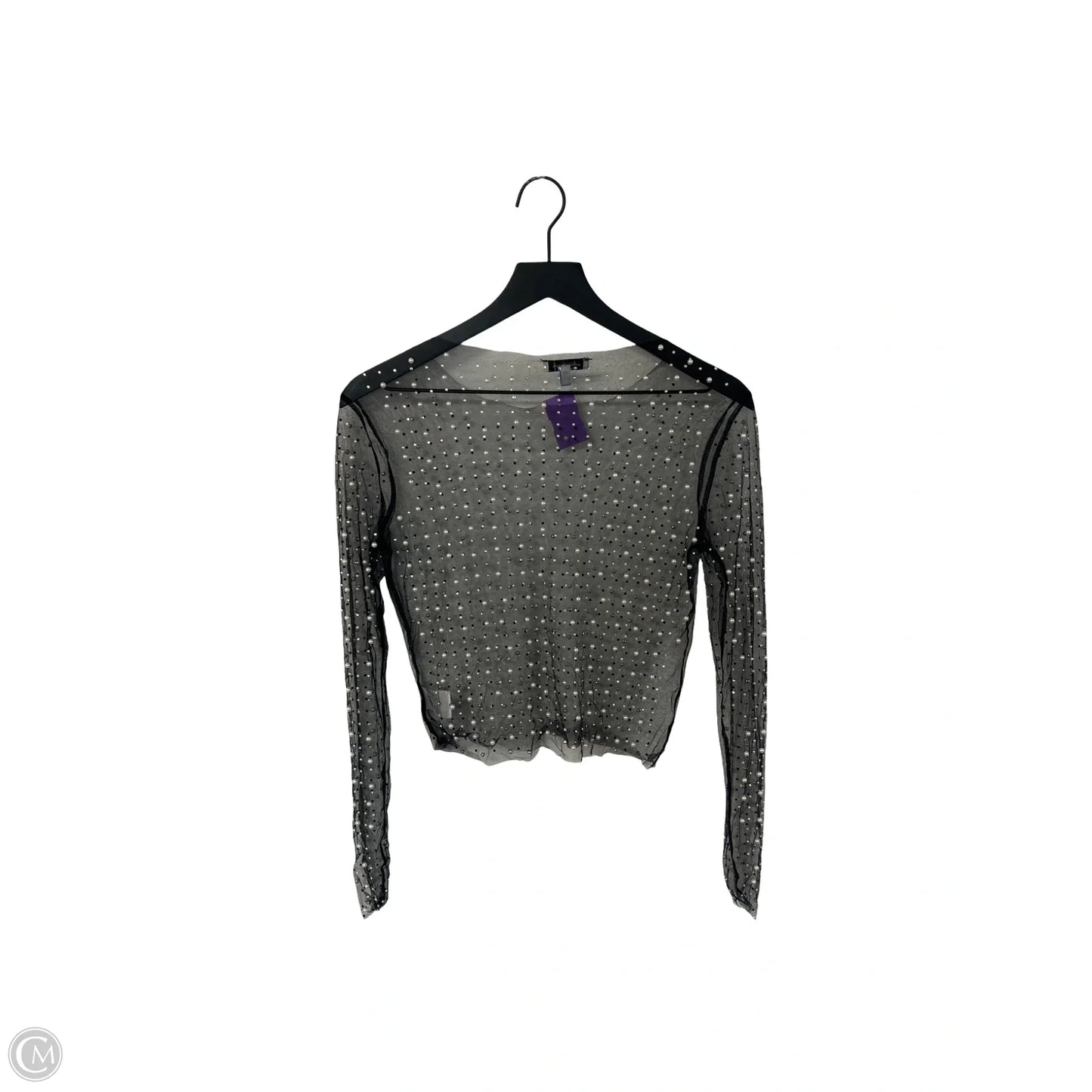 Top Long Sleeve By White Birch In Black, Size: S