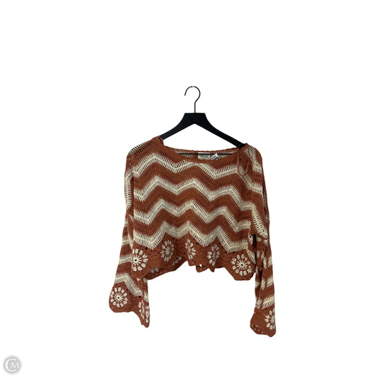 Sweater By New In In Brown & White, Size: S