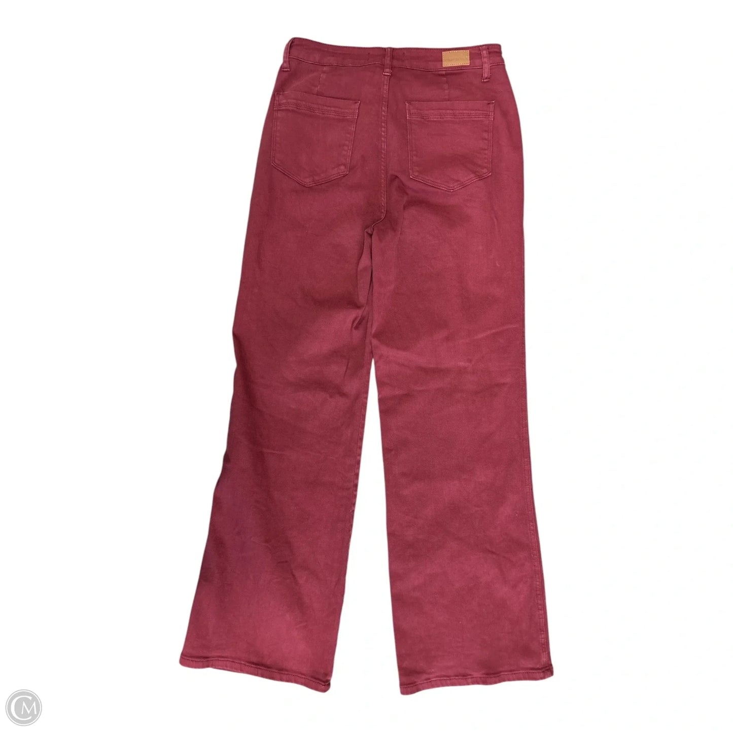 Jeans Straight By Judy Blue In Red Denim, Size: 8