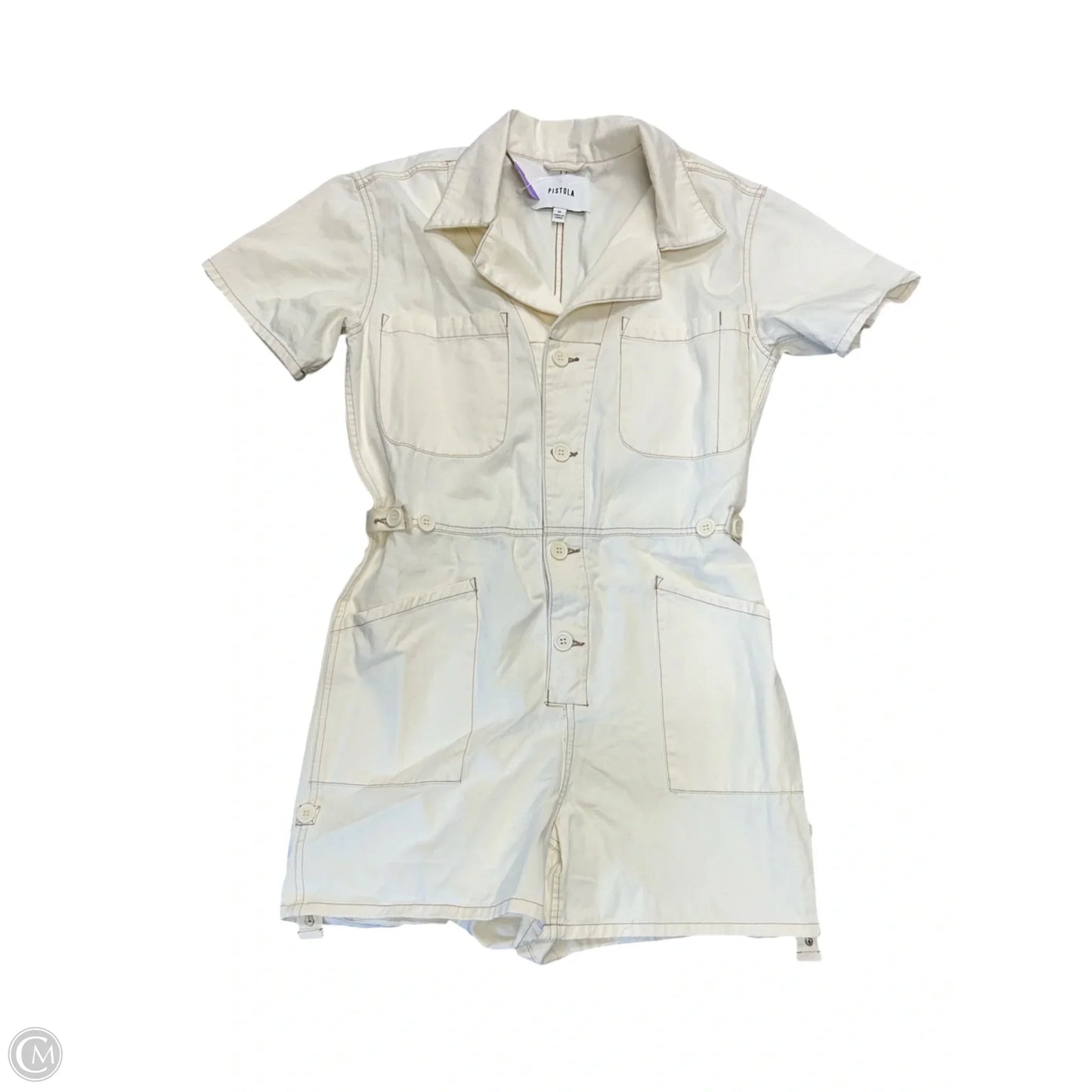 Romper By Pistola In Cream, Size: M