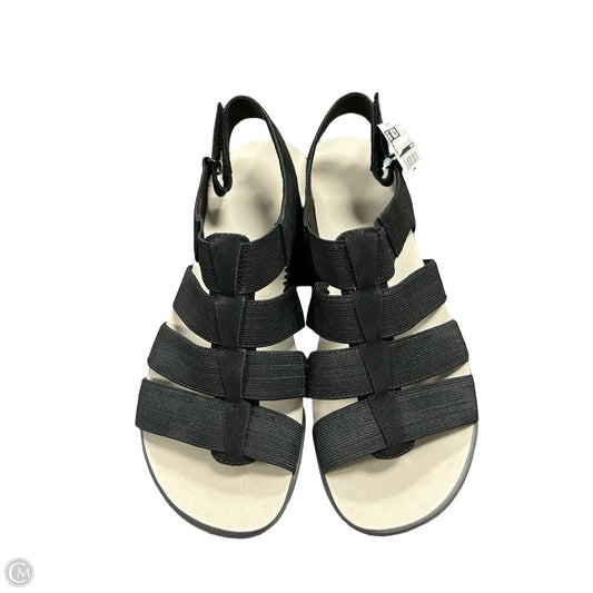 Sandals Flats By Clarks In Black, Size: 7.5