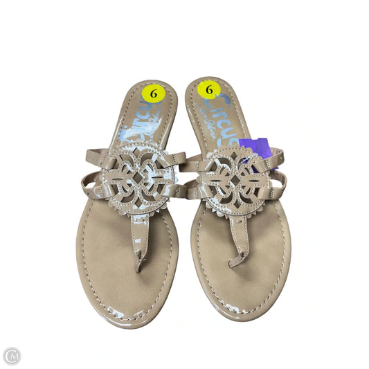 Sandals Flip Flops By Circus By Sam Edelman In Tan, Size: 9