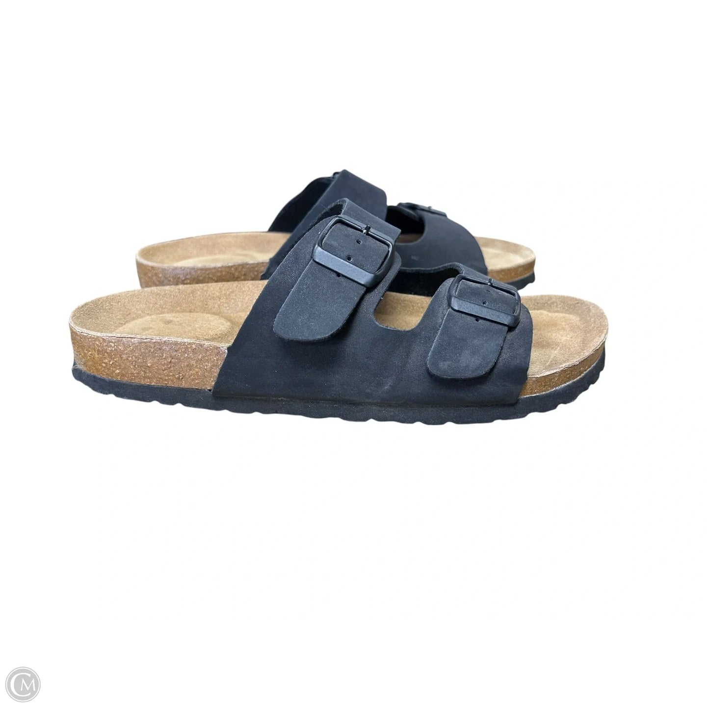 Sandals Flats By Cushionaire In Black, Size: 9
