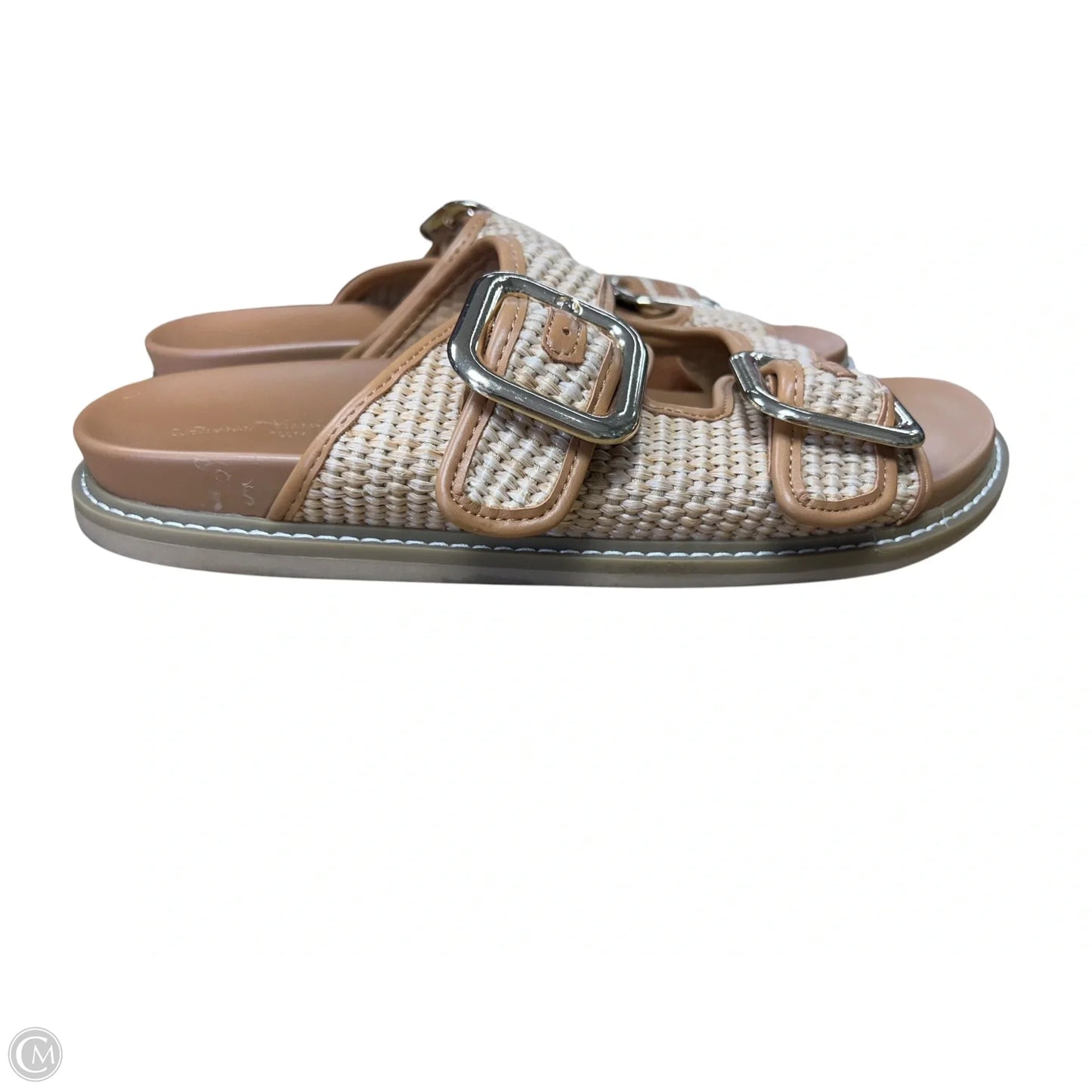 Sandals Flats By Universal Thread In Brown & Tan, Size: 10