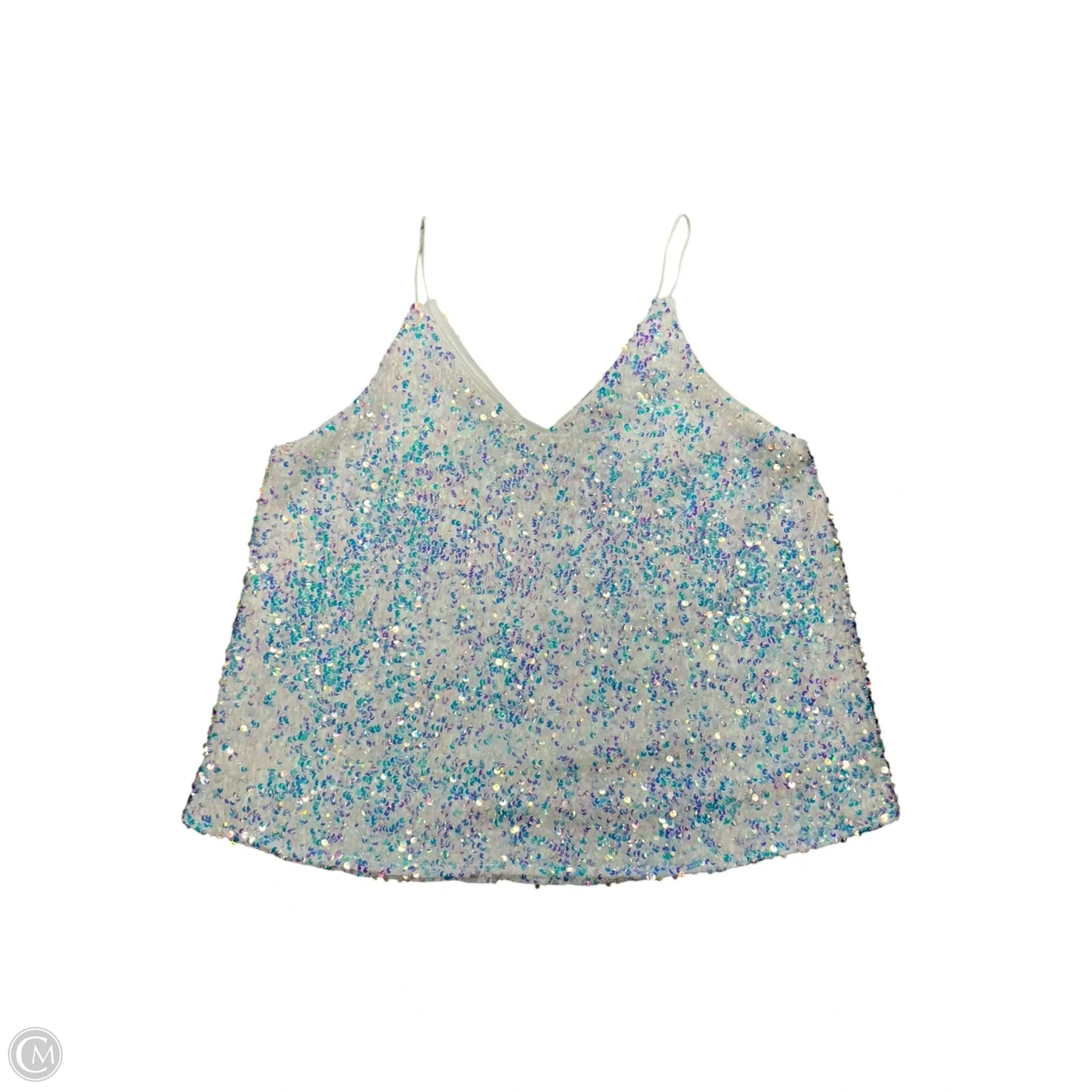 Top Sleeveless By She + Sky In White, Size: L