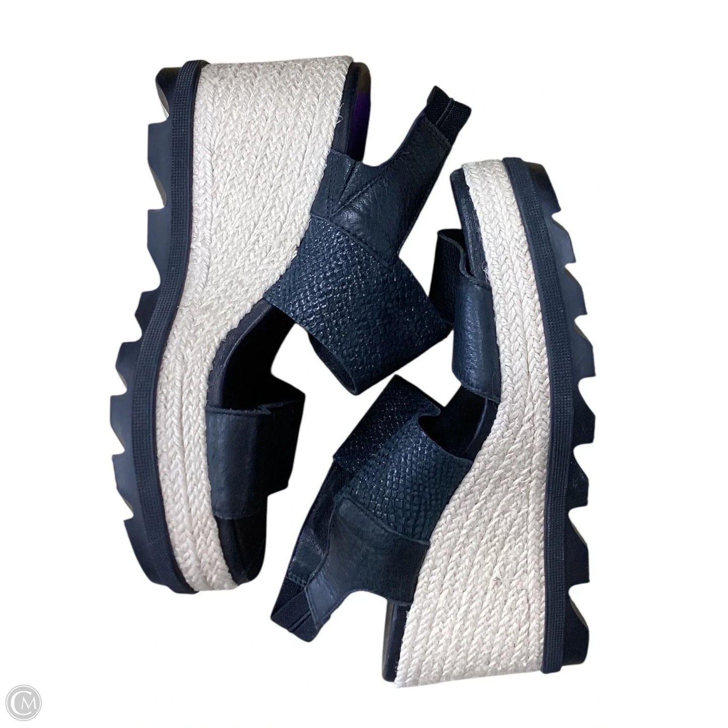 Sandals Heels Wedge By Sorel In Black, Size: 8