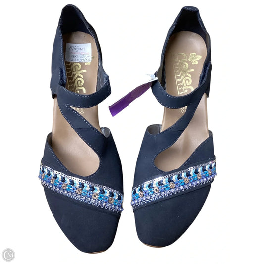 Shoes Flats By Riekers In Navy, Size: 8.5