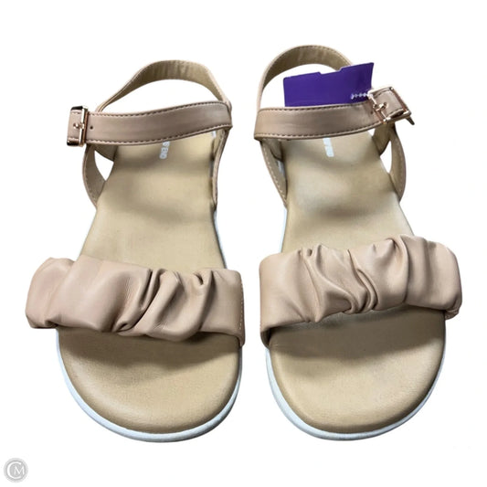 Sandals Flats By Lands End In Tan, Size: 7.5