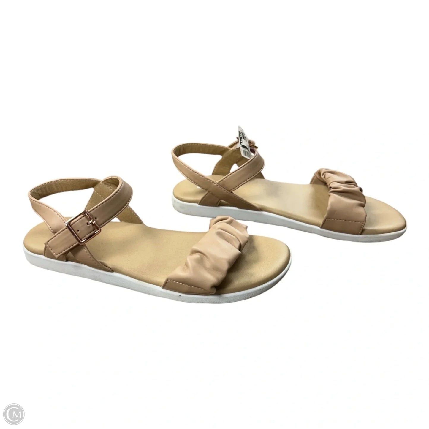 Sandals Flats By Lands End In Tan, Size: 7.5