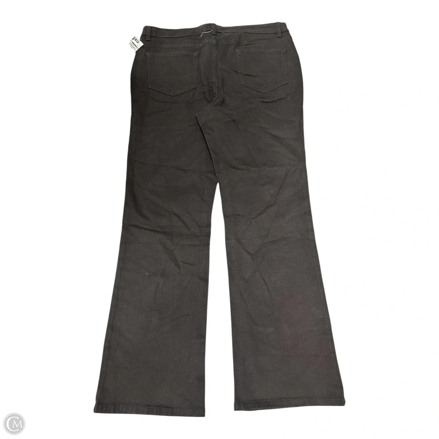 Jeans Boot Cut By D&co. In Black Denim, Size: 16
