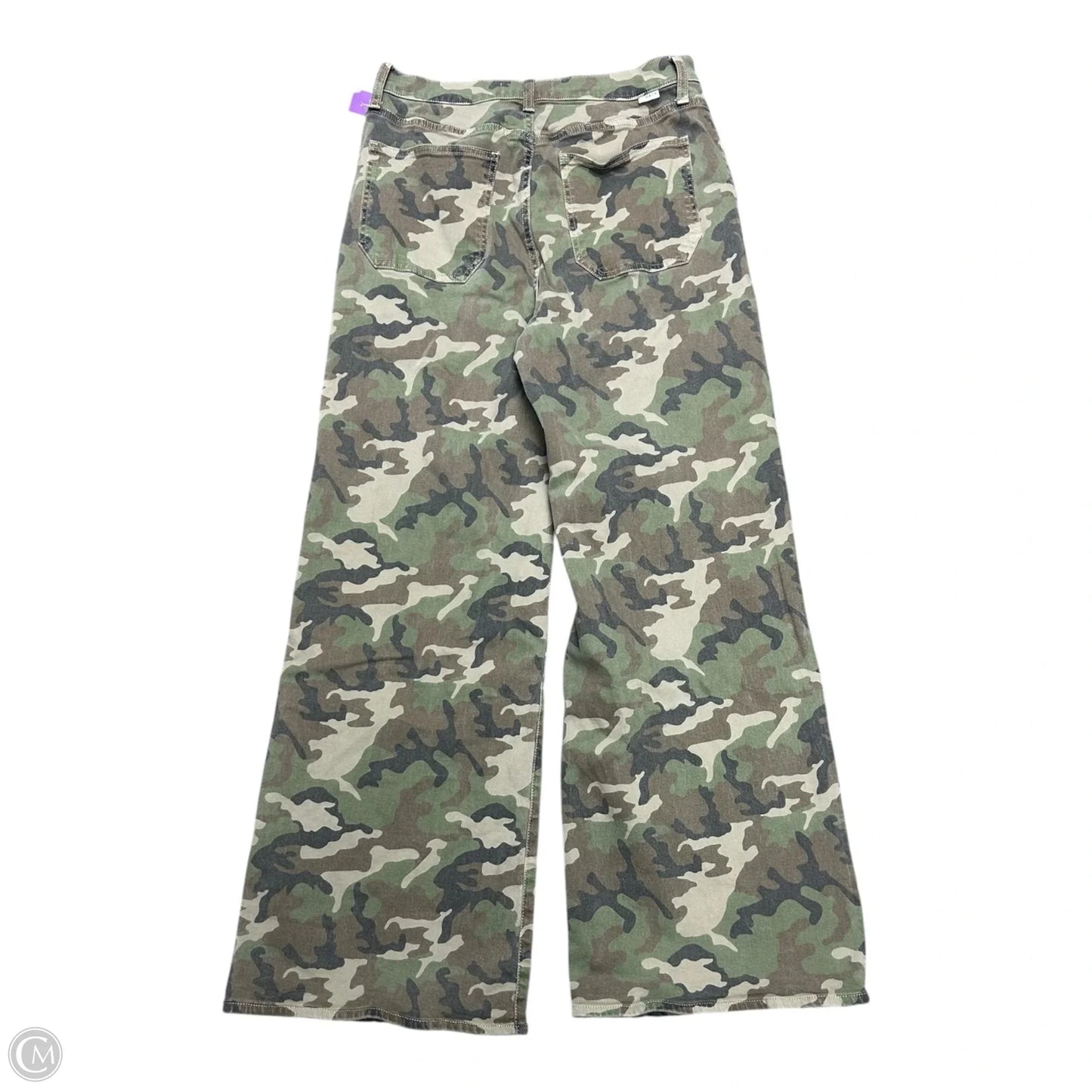 Jeans Flared By Daze In Camouflage Print, Size: 10