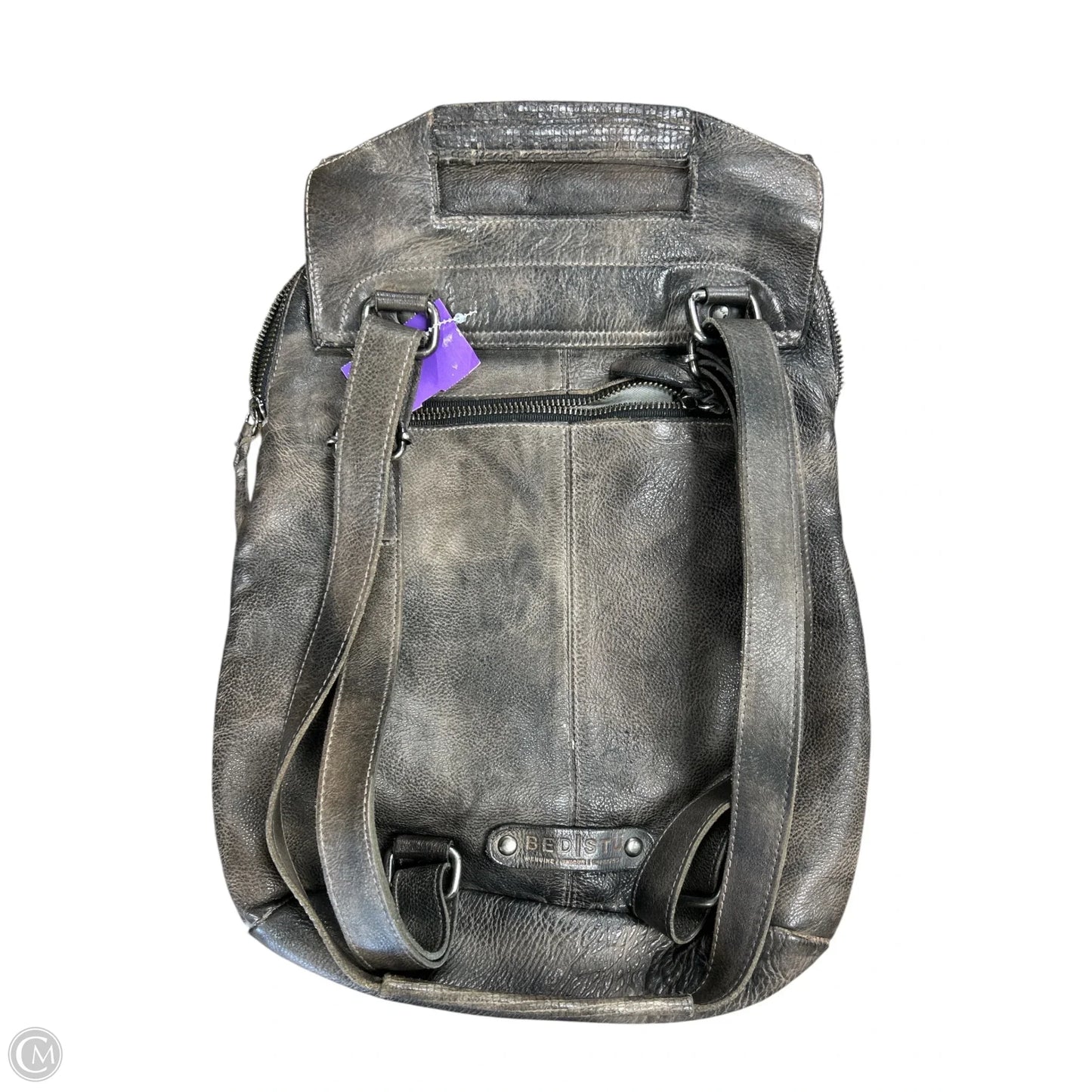 Backpack Leather By Bed Stu, Size: Medium