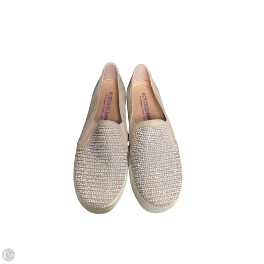 Shoes Flats By Skechers In Pink & White, Size: 6