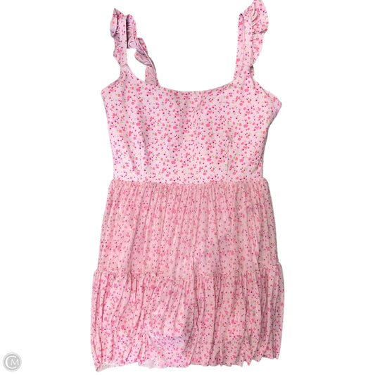 Athletic Dress By Clothes Mentor In Floral Print, Size: L