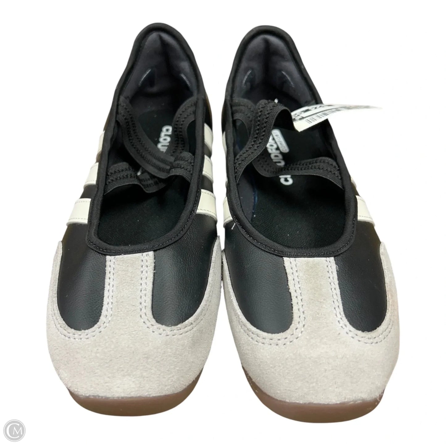Shoes Flats By Adidas In Black & Grey, Size: 8.5