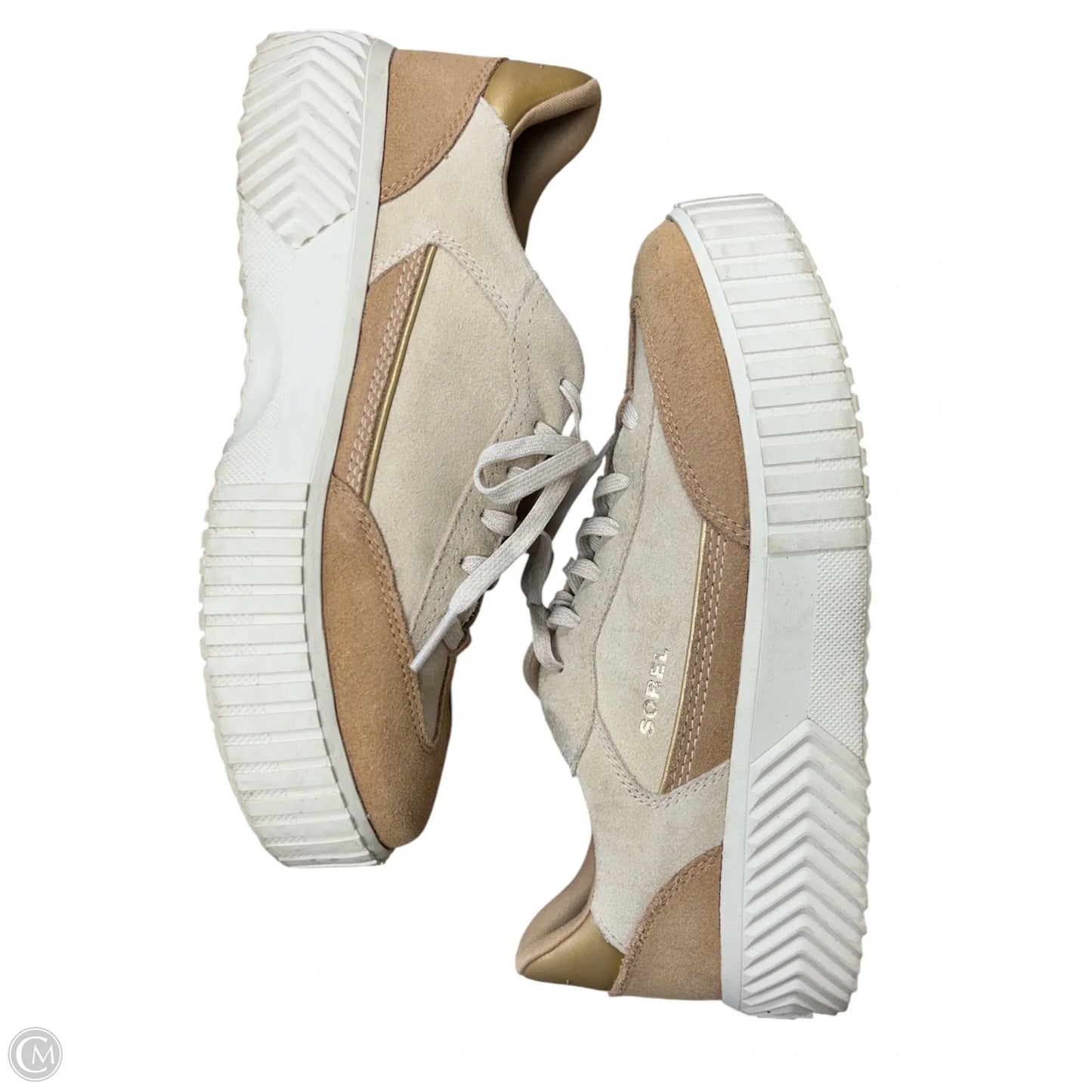 Shoes Sneakers Platform By Sorel In Brown & Tan, Size: 9