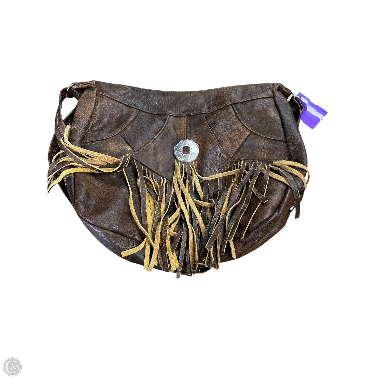 Crossbody Leather By Cme, Size: Large