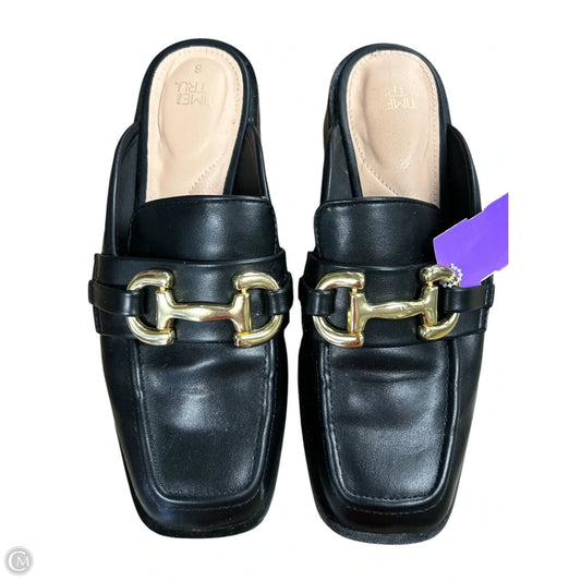 Shoes Flats By Time And Tru In Black, Size: 8