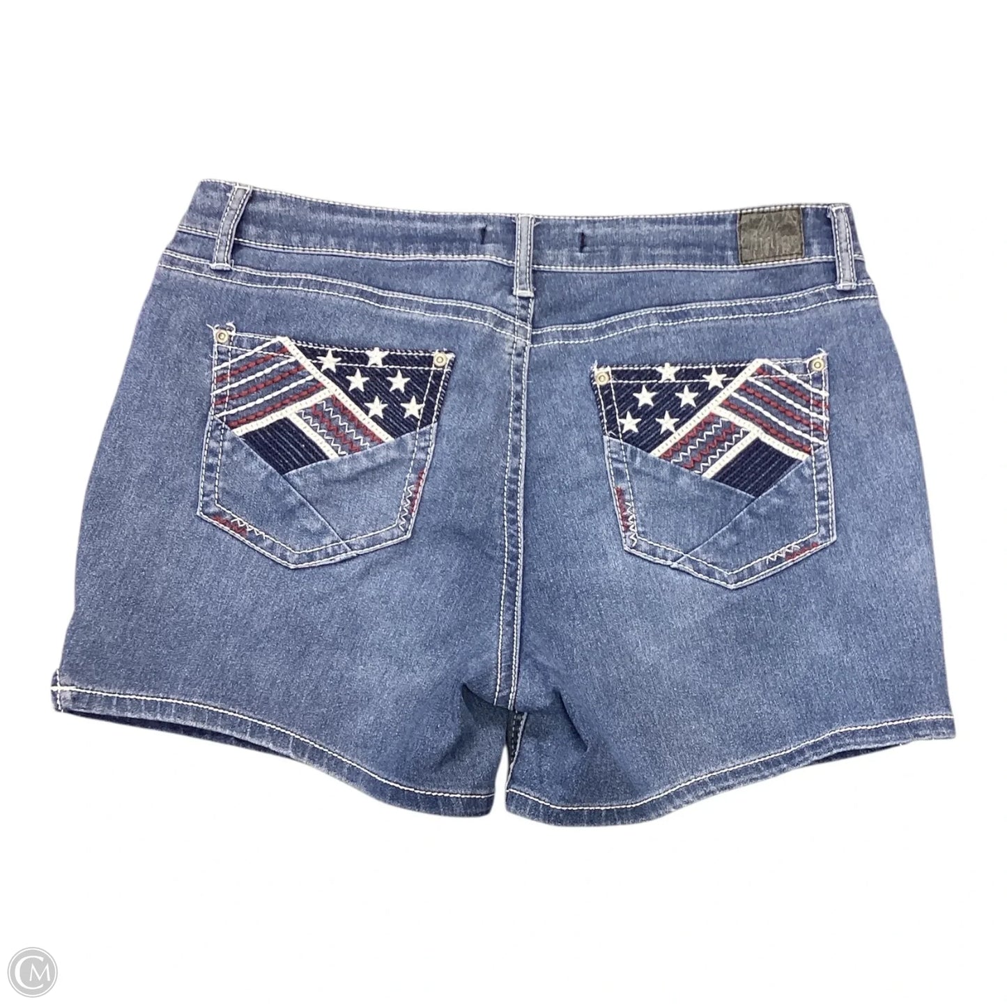 Shorts By Love Indigo In Blue Denim, Size: 14