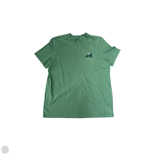 Top Short Sleeve Basic By Life Is Good In Green, Size: Xl
