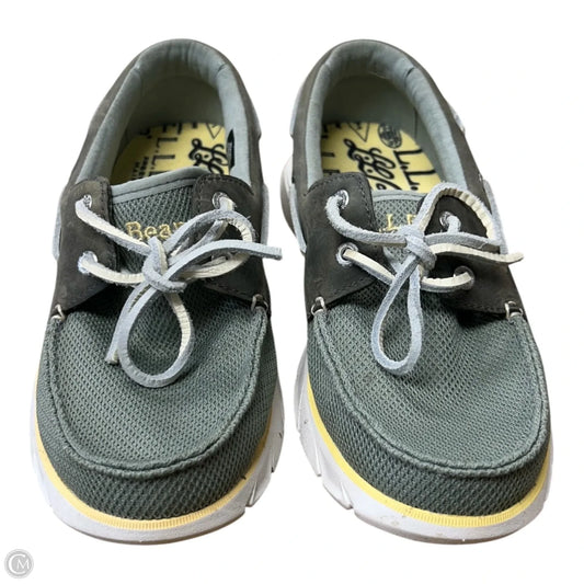 Shoes Flats By L.l. Bean In Green & Yellow, Size: 9