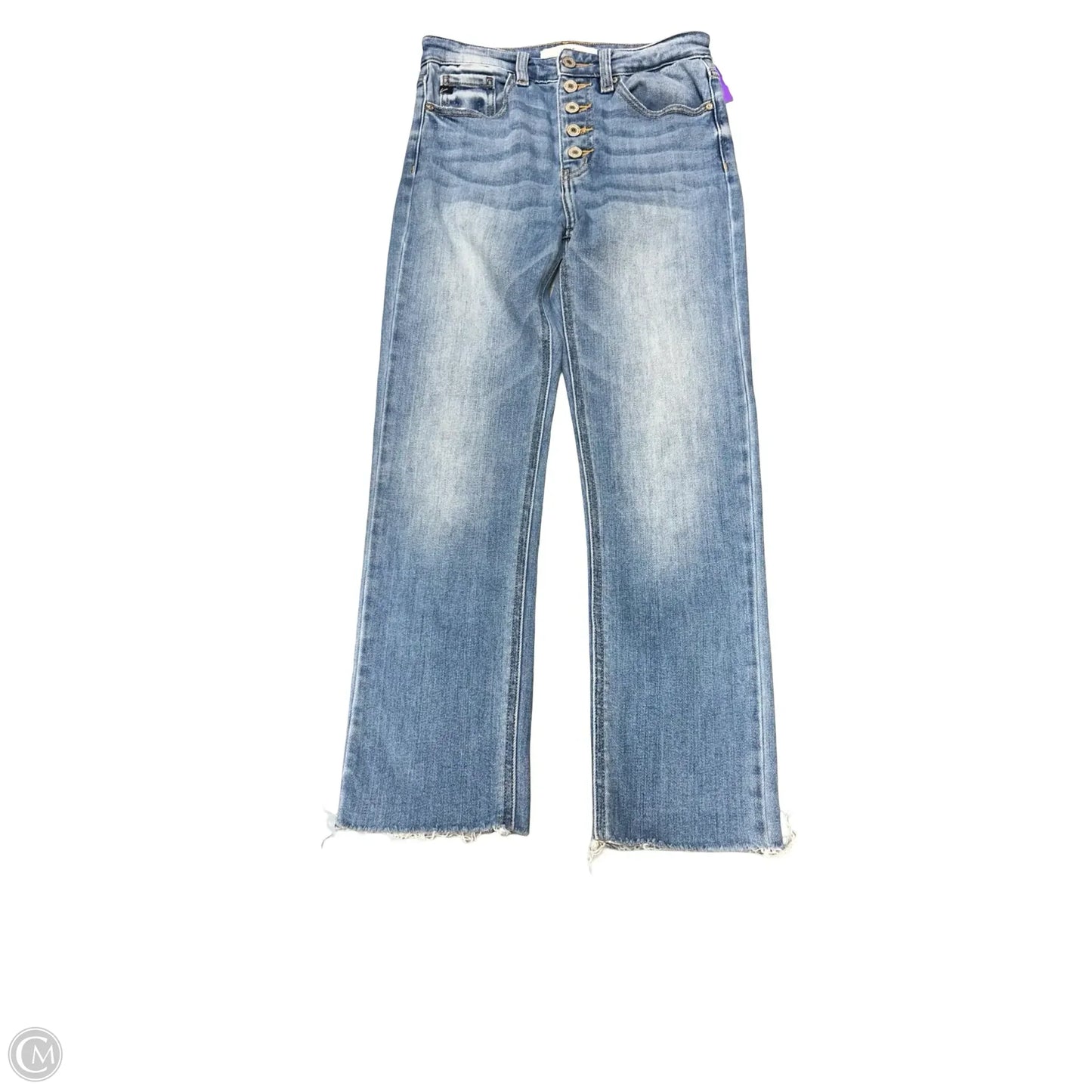 Jeans Straight By Kancan In Blue Denim, Size: 0