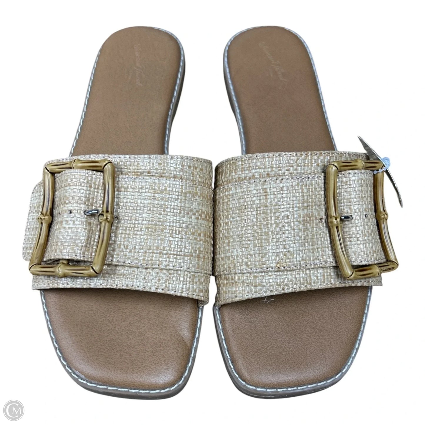 Sandals Flats By Universal Thread In Tan, Size: 8
