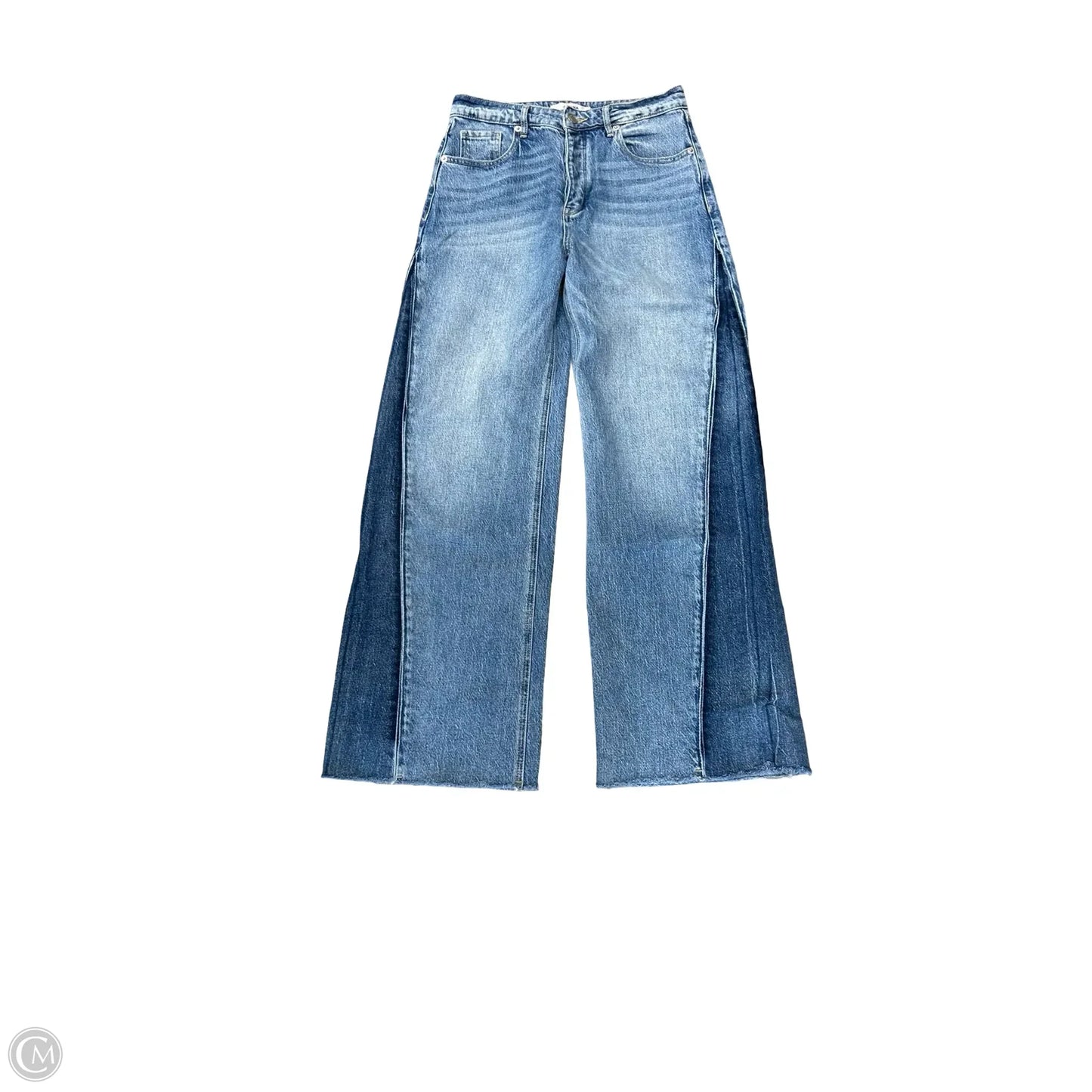 Jeans Straight By Mother In Blue Denim, Size: 10