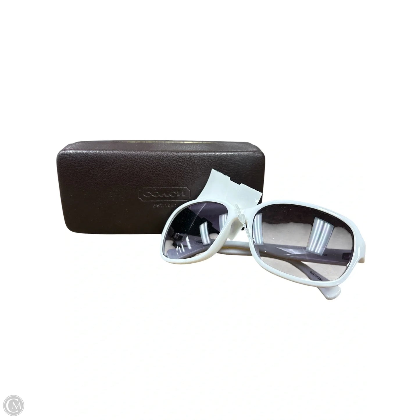 Sunglass Case Designer By Coach, Size:
