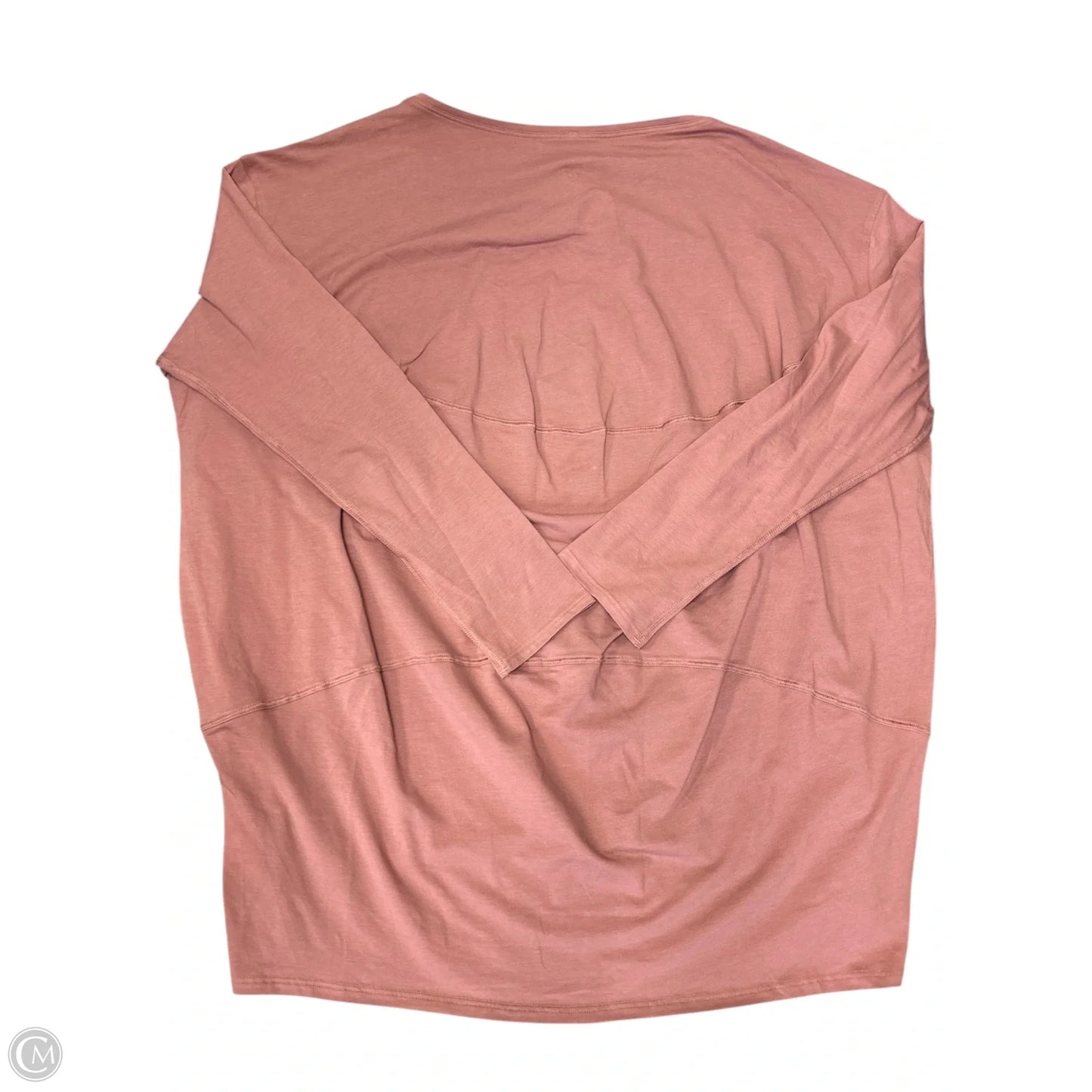 Athletic Top Long Sleeve Crewneck By Lululemon In Pink, Size: 12