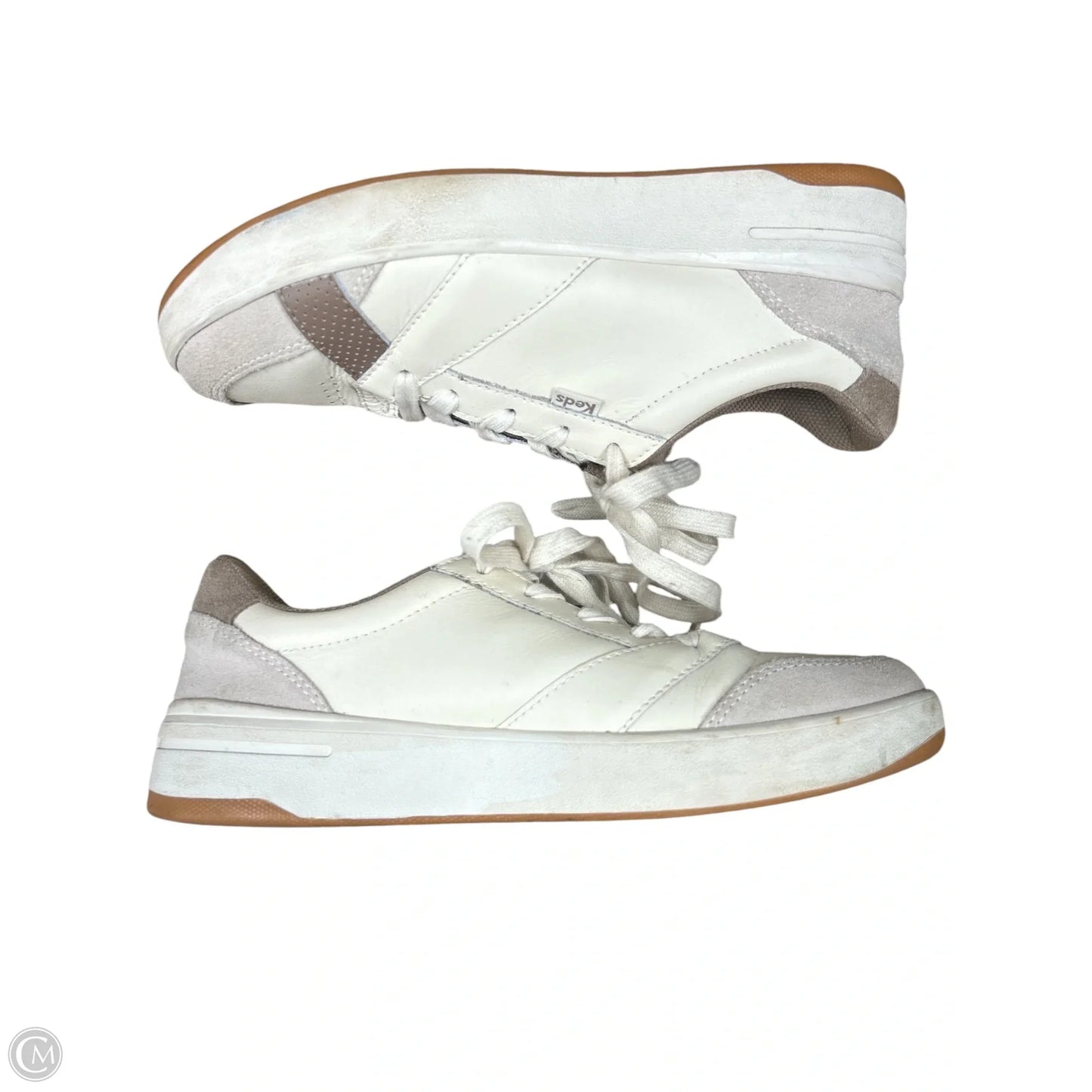 Shoes Sneakers By Keds In Cream, Size: 8