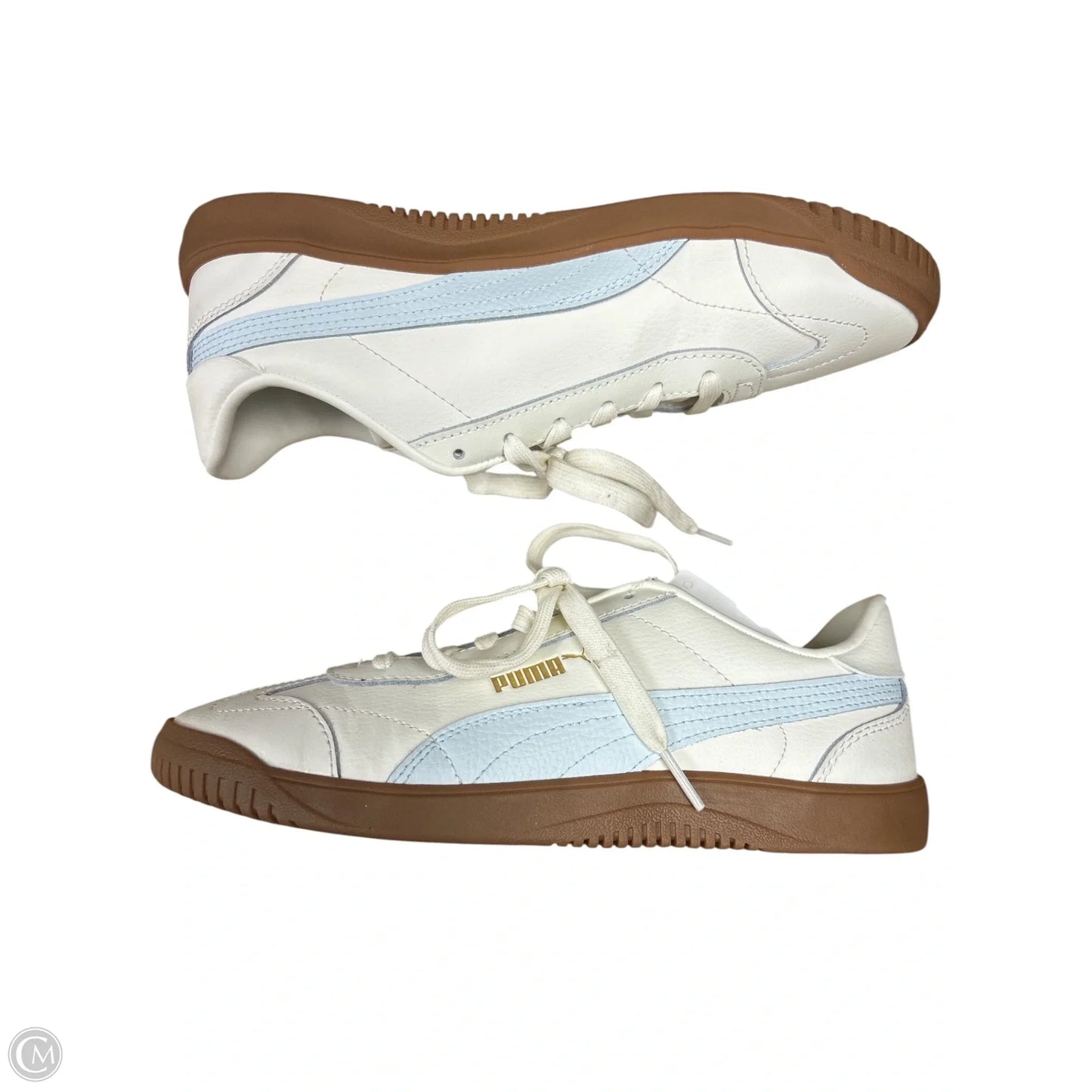 Shoes Sneakers By Puma In Blue & Cream, Size: 8