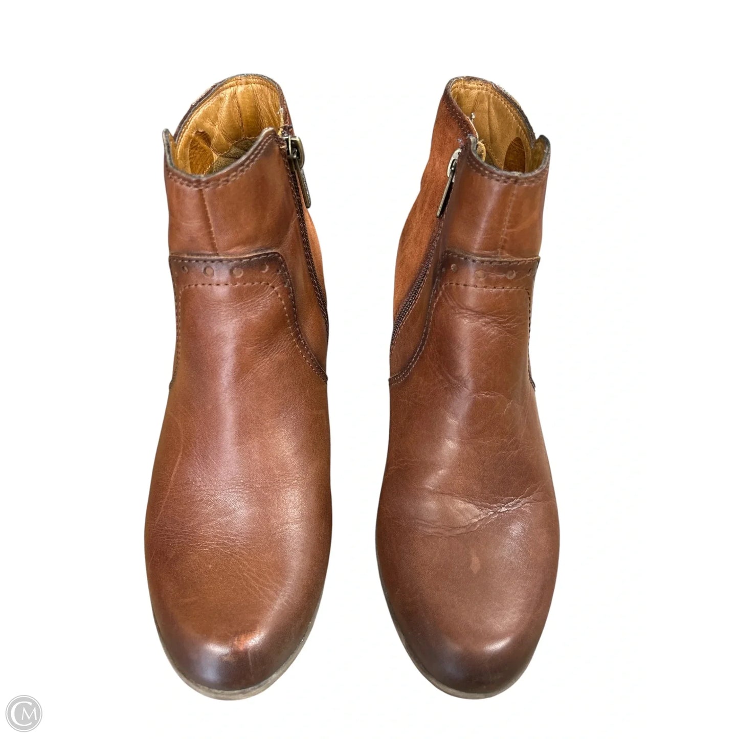 Boots Ankle Heels By Pikolinos In Brown, Size: 7.5