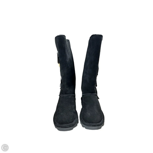 Boots Mid-calf Flats By Bearpaw In Black, Size: 7