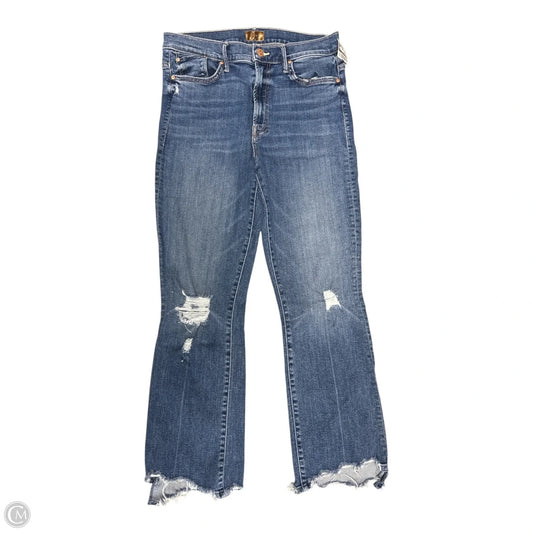 Jeans Designer By Mother In Blue Denim, Size: 12