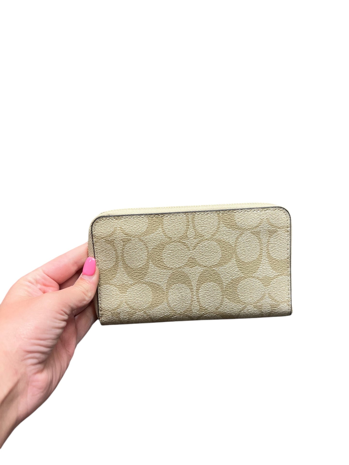 Wallet By Coach, Size: Medium