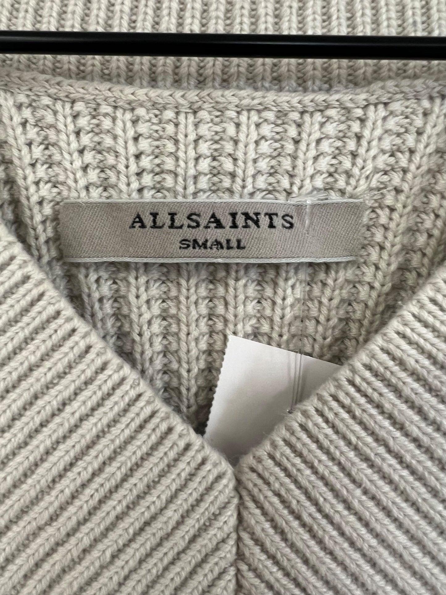 Sweater Short Sleeve By All Saints In Tan, Size: S