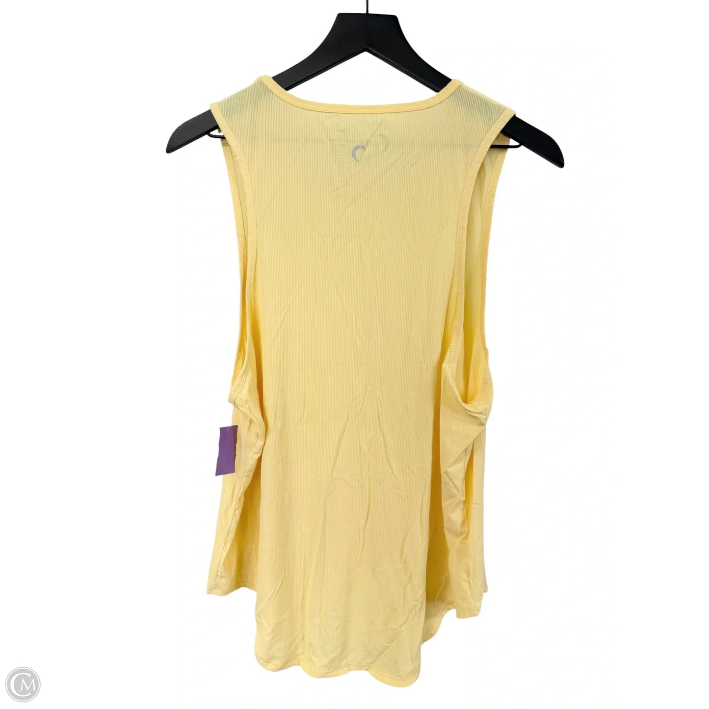Athletic Tank Top By Zyia In Yellow, Size: Xxl