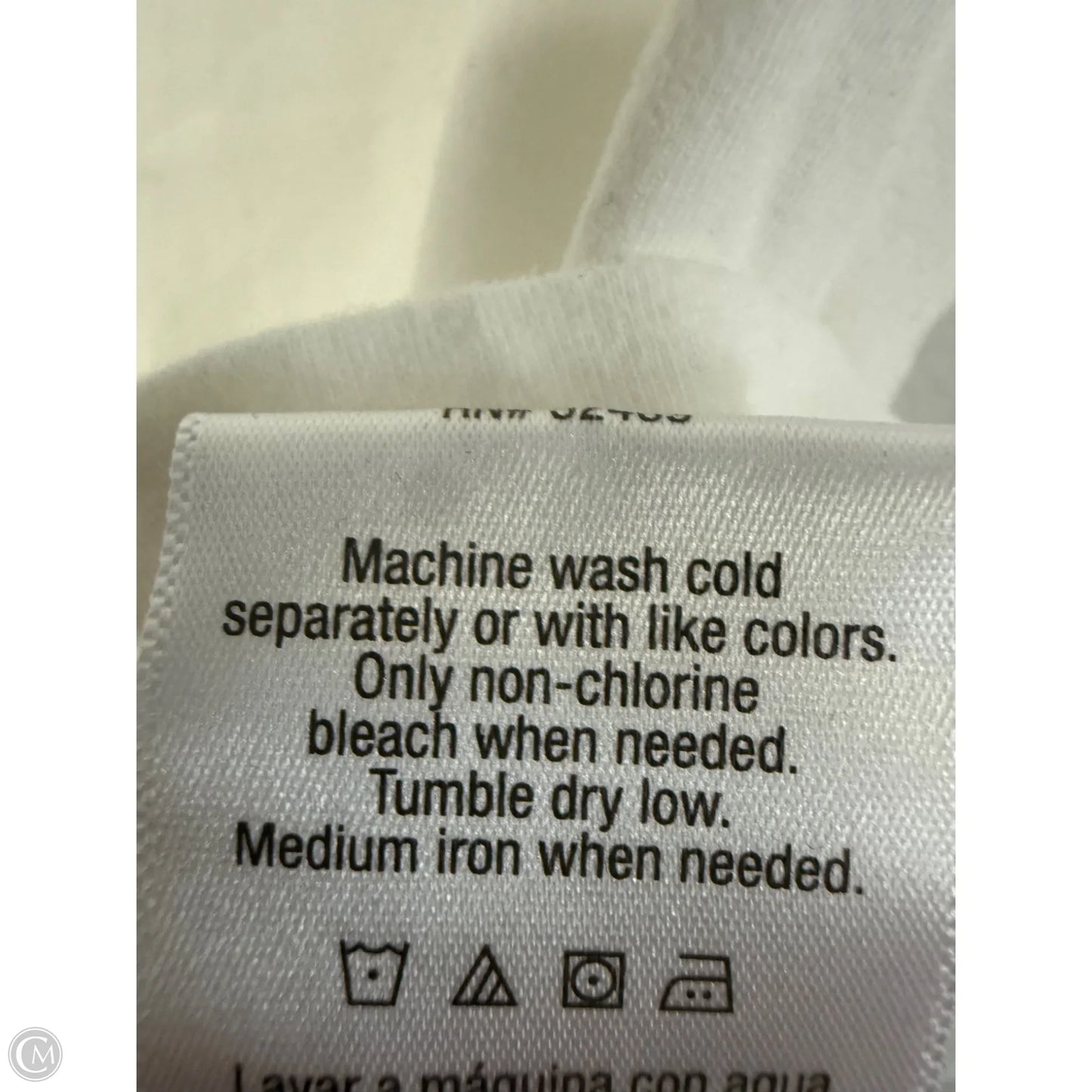 Athletic Top Short Sleeve By Danskin Now In White, Size: L