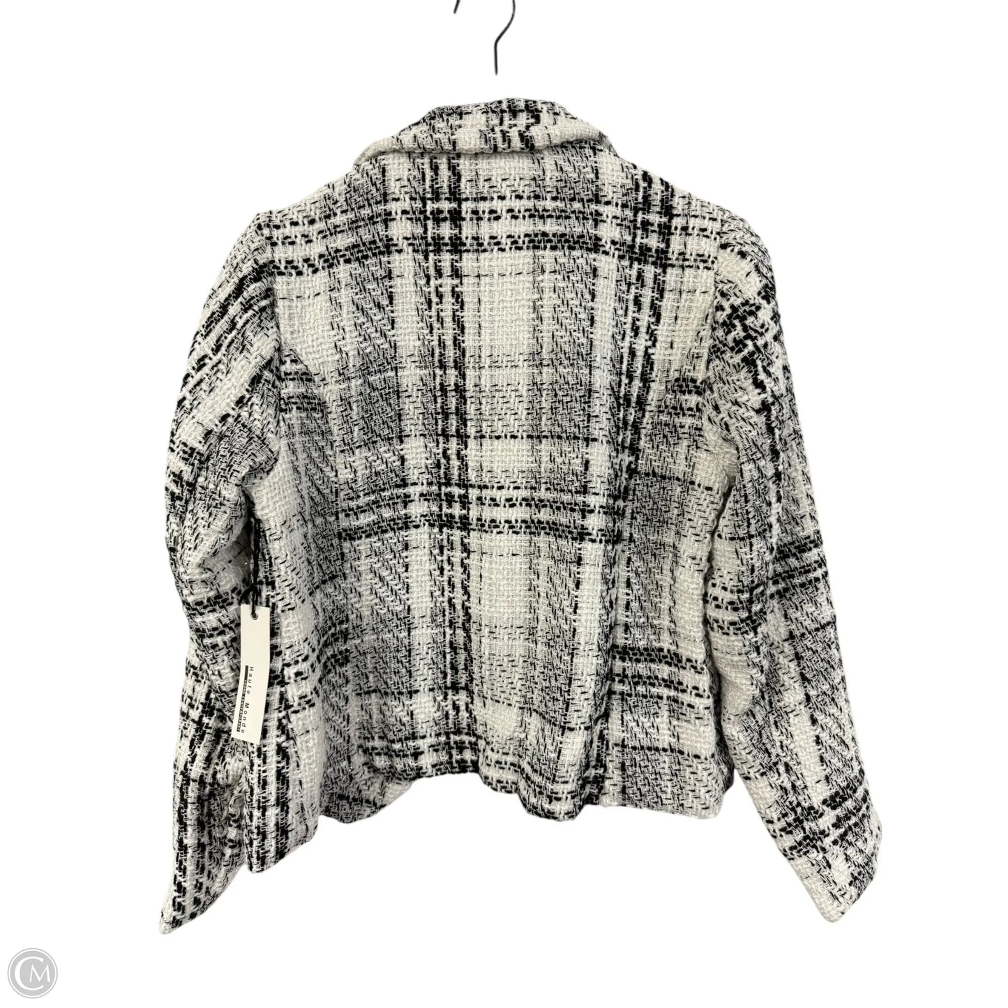 Jacket Other By Haute Monde In Black & White, Size: L