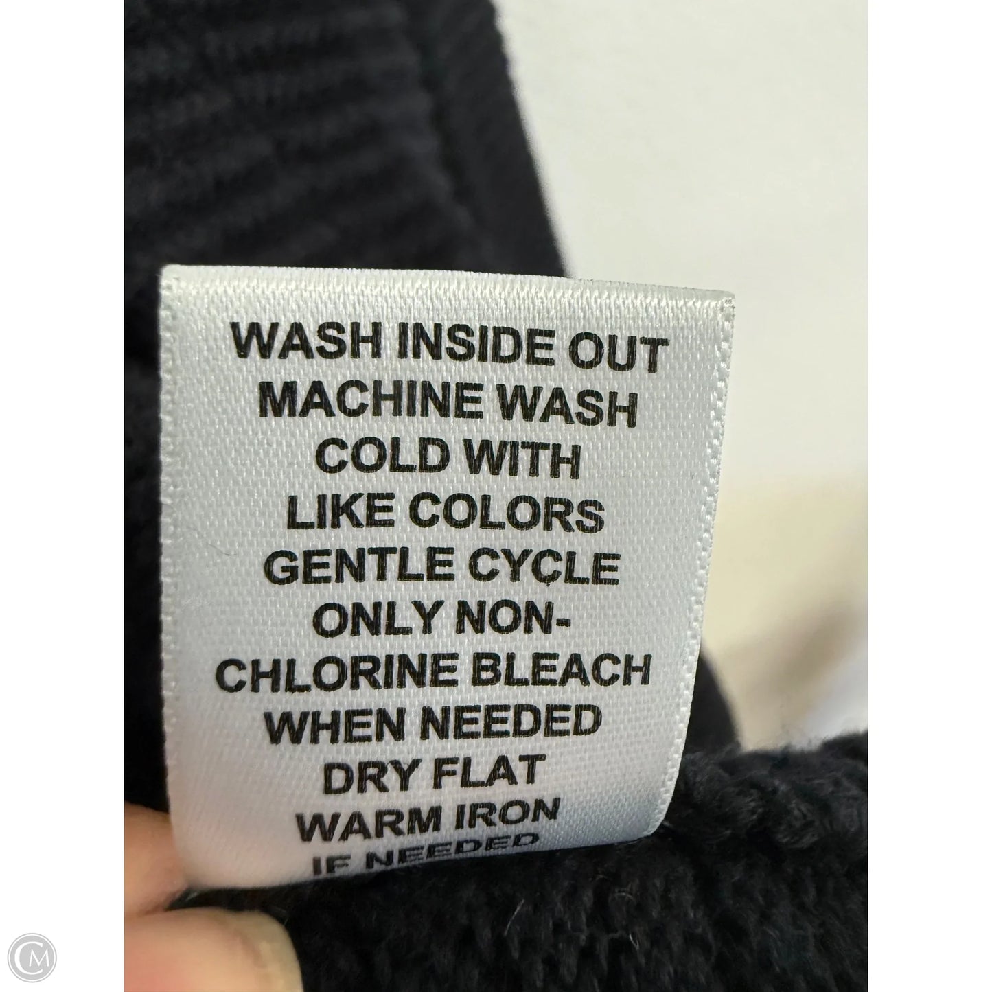 Sweater Cardigan By Elle In Black, Size: Xl